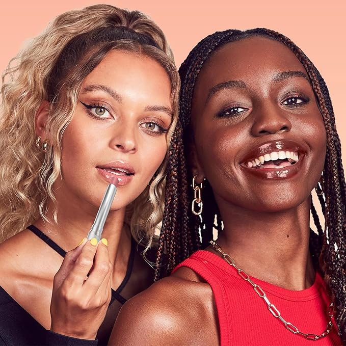 Honey Lipstick Tinted Lip Balm, Sheer Lightweight Lip Stain for All Skin Tones, Moisturizing Nourishing Lipstick for Women All Skin Tones, a Hint of Natural Cherry Tint, Pack of Black & Pink