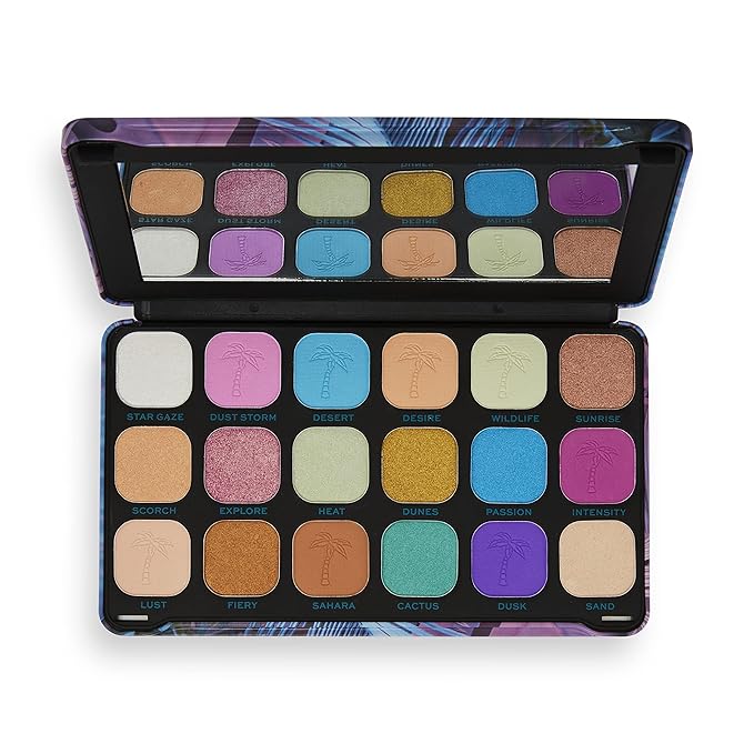 Makeup Revolution, Forever Flawless, Eyeshadow Palette, Desert Desire, 19.8g
