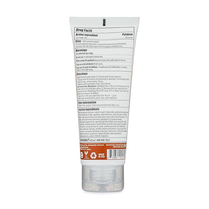 SPF 50+ Mineral Sunscreen Lotion - Anti-Aging Sunblock for Body & Face, Made with Rose Hips, Aloe, Zinc Oxide and Other Cruelty Free and Reef Safe Ingredients - Made in USA