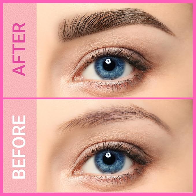 iMethod Eyebrow Pen - Eyebrow Pencil Magical 2-in-1 Eye Brow Pencils for Women with 4-Fork-Tip & Precise Brush-Tip for Natural Hair-Like Brows, Last All-Day, with Eyebrow Spoolie Brush, Reddish Brown