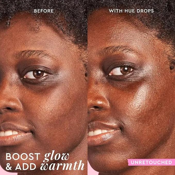 Glow Recipe Hue Drops Tinted Face Serum - Bronzing Drops to Brighten & Hydrate - Skincare Makeup Primer & Liquid Highlighter to Blur Pores for a Radiant, Even Skin Tone - Sunglow (40ml)