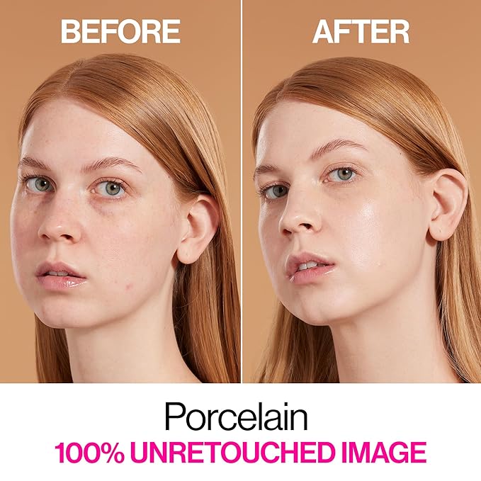 wet n wild Bare Focus Skin Tint, 5% Niacinamide Enriched, Buildable Sheer Lightweight Coverage, Natural Radiant Finish, Hyaluronic & Vitamin Hydration Boost, Cruelty-Free & Vegan - Porcelain