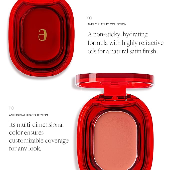 PLAT LIPS 903 NUDE BEIGE, Lip & Cheek, Lightweight, Naturally Dewy+ Glowy Finish, Blendable & Buildable Formula (1.2g, 0.003 oz.)