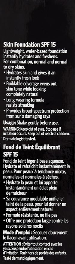 Bobbi Brown Skin Foundation SPF 15, No. 2.5 Warm Sand, 1 Ounce