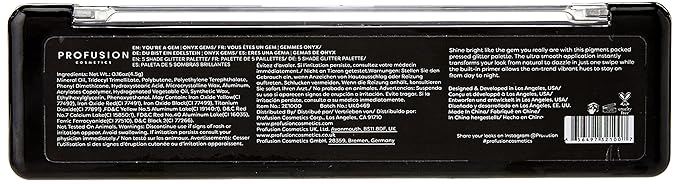 GEMS Glitter Palette Onyx Gems