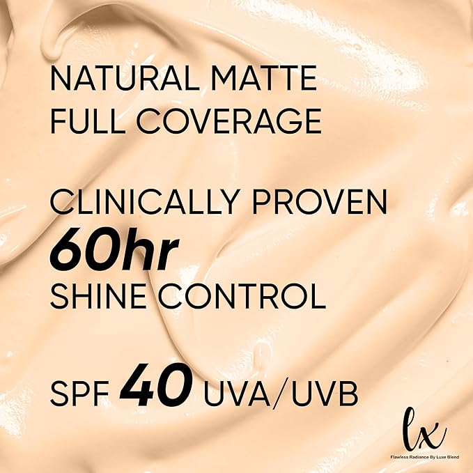 Lx Blend CC+ Cream Oil Free Matte Anti Aging Foundation SPF40 (Medium Warm)