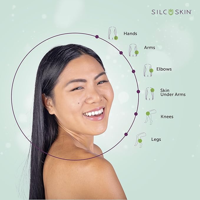 SilcSkin Hand & Body Treatment - Water-Based Hand & Body Lotion for Crepey Skin and Fine Lines - Uses Medical Grade Silicone for Deep Hydration - 4 oz
