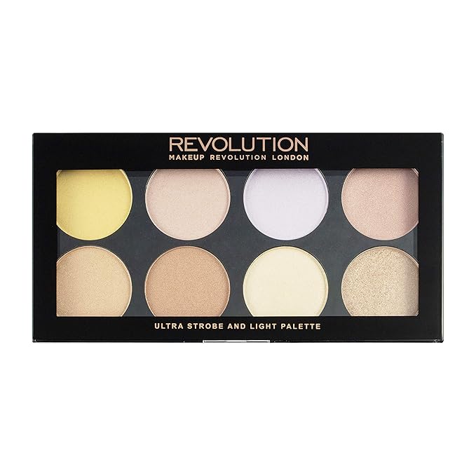 Makeup Revolution, Ultra, Strobe Balm Palette, 8 Shades, 12g