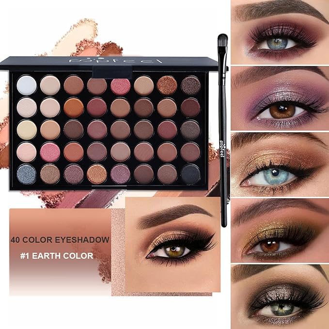 Makeup Kit for Women Full Kit, All in One Makeup Gift Set, Make up Kits for Beginners and Professionals - Eyeshadow Palette, Liquid Lipstick, Mascara, Blush, Eyeliner, Foundation, Brush
