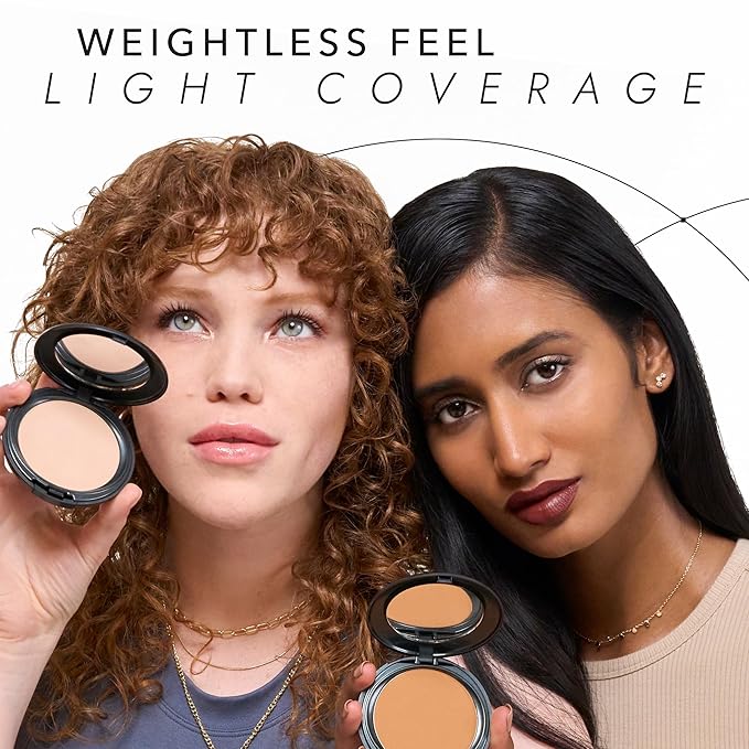 COVER FX Pressed Mineral Foundation - Shade R2 - Weightless Powder Foundation - Buildable Light to Full Coverage - Matte Finish - All Skin Types