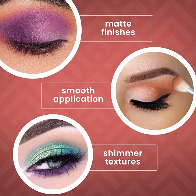 Cosmetics Fairy Tale Eye Shadow Palette Makeup, 18 Ultra-Blendable, Vibrant Matte & Shimmer Eyeshadow - Eyeshadow Palette Set With Mirror - Long Lasting, Travel-Size Makeup Palette