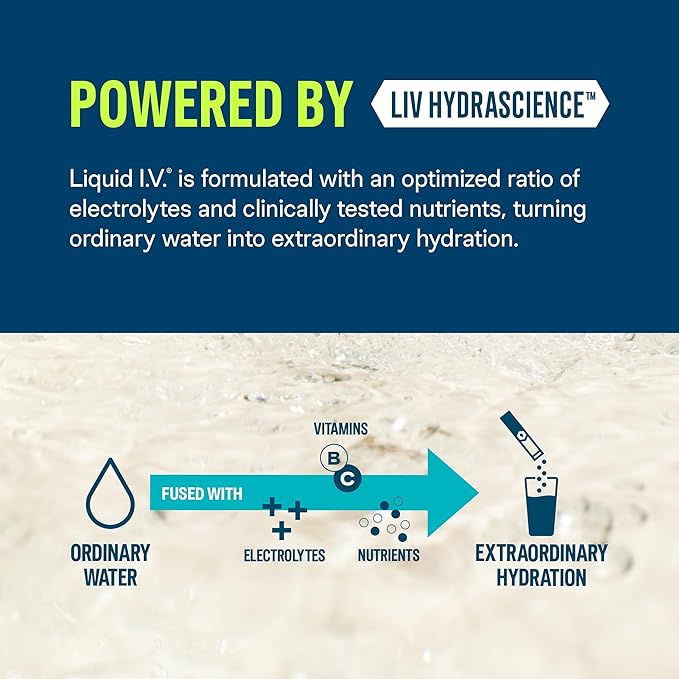 Liquid I.V.® Hydration Multiplier - Guava | Electrolyte Powder Drink Mix | 1 Pack (16 Servings)