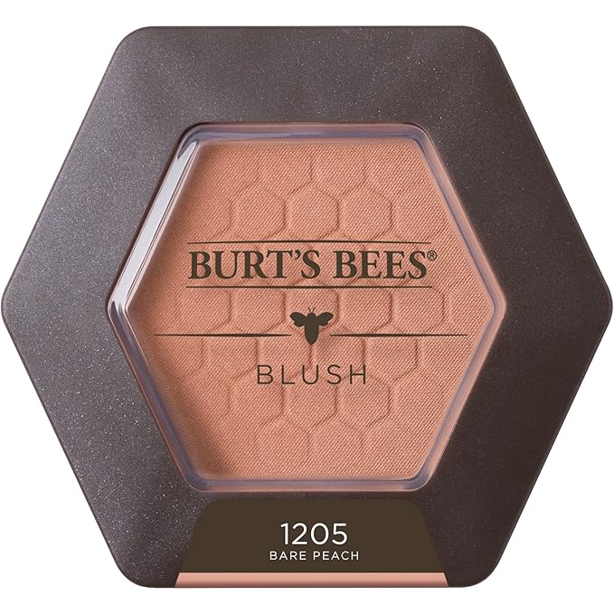 Burt’s Bees 100% Natural Blush with Vitamin E, Bare Peach - 0.19 Ounce