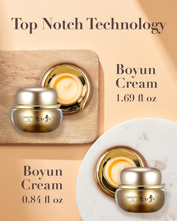Sooryehan Boyun Luxury Korean Skin Care Gift Set (155ml/5.24 Fl Oz) - Red Ginseng Toner, Emulsion, Cleansing Foam & Moisturizer Cream by LG BEAUTY. Red Ginseng.