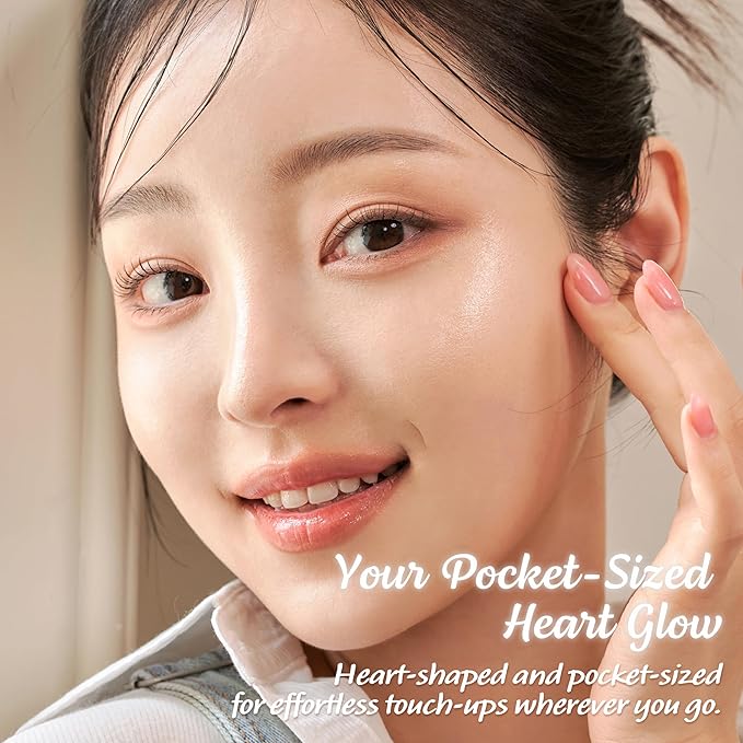 Touch in Sol In My Heart Stick (Moonlight Beam) – Cream Highlighter Stick for Eyes, Lips & Cheeks – Korean Makeup Glow Stick – Long Lasting, Multi-Use Highlight for Natural Radiance, K beauty, 0.12 Oz