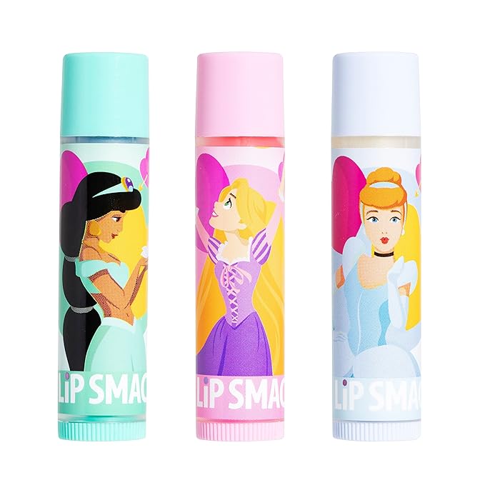 Lip Smacker Valentine's Day Collection Disney Princess Lip Balm Tin (Pack of 2)