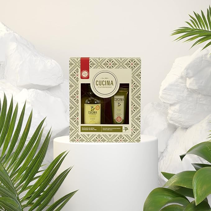Fruits & Passion Cucina Coriander and Olive Tree Hand Care Duo