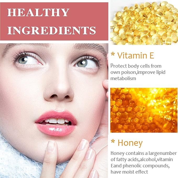 2 Pcs Lip Plumper Lip Gloss,Lip Maximizer Balm Plumper Lip Plumping Serum,Heathly Lip Moisturizer Enhancer Hydrated Lips,Reduces Improves Dry Lip Lines Lip Plumping Gloss Lip Extreme Volume