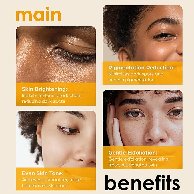 Kojic Acid Soap + African Net Sponge (2 pack X 142g Turmeric bars) Dark spot remover & Scars - Original Japanese Complex Vitamin C, Hyaluronic Acid, retinol, shea butter (Citrus)