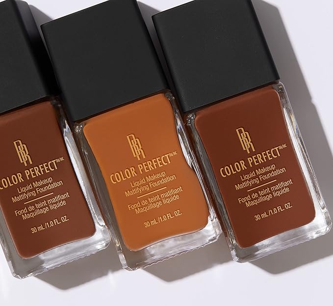 Black Radiance Color Perfect Liquid Full Coverage Foundation Makeup, Haute Cocoa, 1 Ounce (Pack of 2)