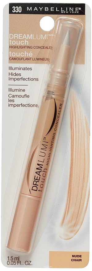 Maybelline New York Dream Lumi Touch Highlighting Concealer, Nude, 0.05 Fluid Ounce