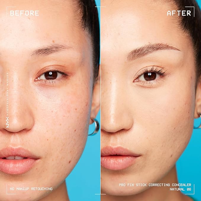 NYX PROFESSIONAL MAKEUP Pro Fix Stick Correcting Concealer, Buildable Medium Coverage Concealer Stick - Natural