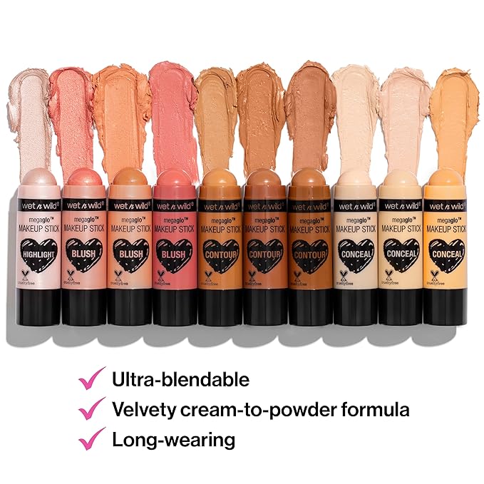 wet n wild MegaGlo Makeup Stick Bundle - Call Me Maple, 1.1 Ounce Brown Oak's On You (Pack of 1), 804a