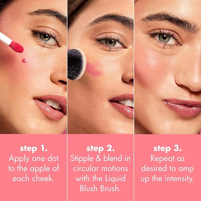e.l.f. Camo Liquid Blush, Long-lasting Liquid Blush For High-pigment Color, Creates A Soft, Dewy Finish, Vegan & Cruelty-free, Berry Well