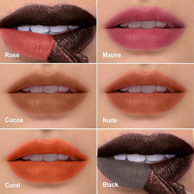 OETUIOW Lip Tint Stain Peel Off - Waterproof Lip Liner Stain, Moisturizing Long-Lasting Lip Stain, Create A Natural Lip Color, Enhancing Complexion for All Skin Types (Rose, 0.12 Fl Oz (Pack of 1))