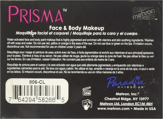 Mehron, Paradise Makeup AQ Prisma BlendSet, Cool