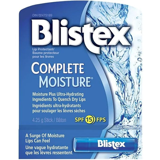 Blistex Lip Balm Complete Moisture, 0.15 oz (Bundle of 12)