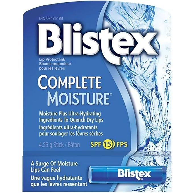 Blistex Lip Balm Complete Moisture .15oz, 8-Pack