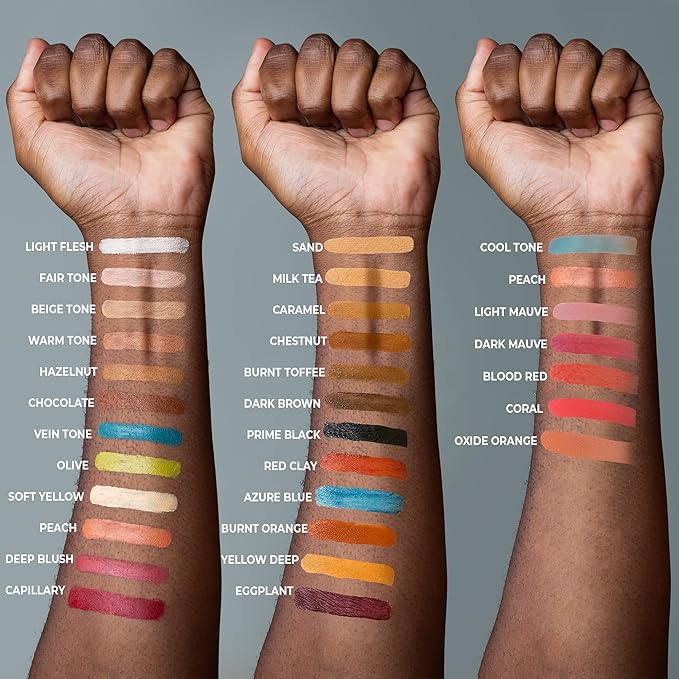 Alcohol Palette Refill Pans - Skin Tones - Yellow Deep