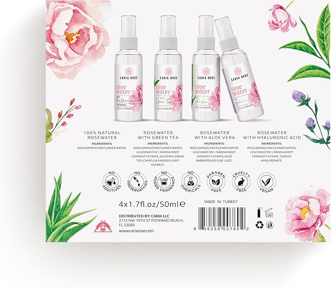 Discovery Set | Rosewater Spray Collection |1.7oz x 4 Pack