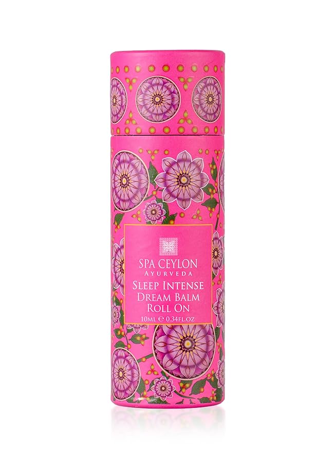 SPA CEYLON SLEEP INTENSE Dream Balm Roll-On | Intense Pacifying Blend | Silicone-Free | Hydrating | Promotes Restful Sleep | Suitable for all skin types