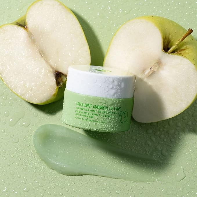 W7 Sweet Dreams Overnight Lip Mask Trio - Strawberry, Apple & Grapefruit Flavor 3 Pack - Vitamin E, Aloe Vera and Grape Seed Oil - For Hydrated, Full Looking & Irresistible Lips