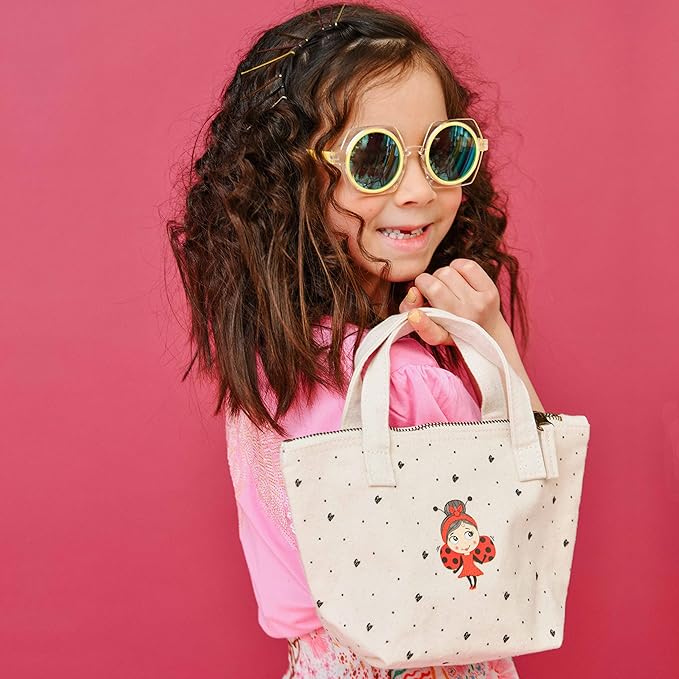 MISS NELLA Kids Makeup & Nail Polish Set for Little Girly Girls, Safe and Fun Gift - Hypoallergenic, Dermatologically Tested Kid-Friendly, Non-Toxic, Cosmetic Bag Included – Special Edition