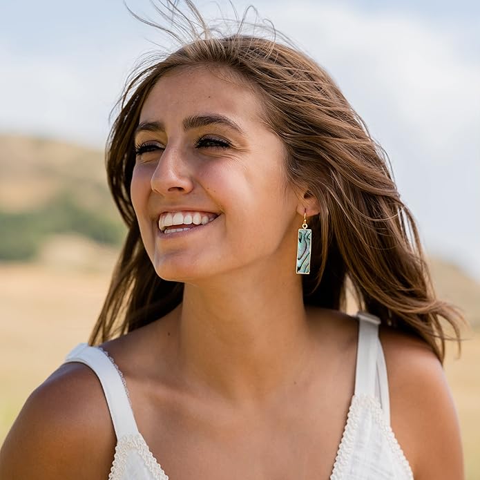 AYANA Healing Crystal Earrings for Women - Handmade Drop Earrings with Ethically Sourced Authentic Gemstones | Birthstone Jewelry for Women Trendy