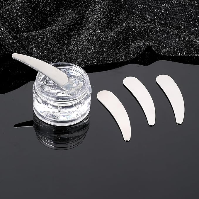 2Pcs Mini Metal Cosmetic Spatulas, Skincare SpatulaMixing and Sampling Makeup Beauty Tools for Skin Care Creams, Eye Cream, Essences Beauty Accessories(4PCS)