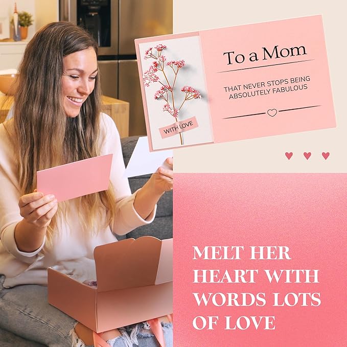Best Mom in the World Gift set - Gift for Any Occasion – Gifts for Mom from Daughter Relaxing Gifts for Women Set – Mom Birthday Gifts Box – Gift Box for Valentine's Day, Mother's Day