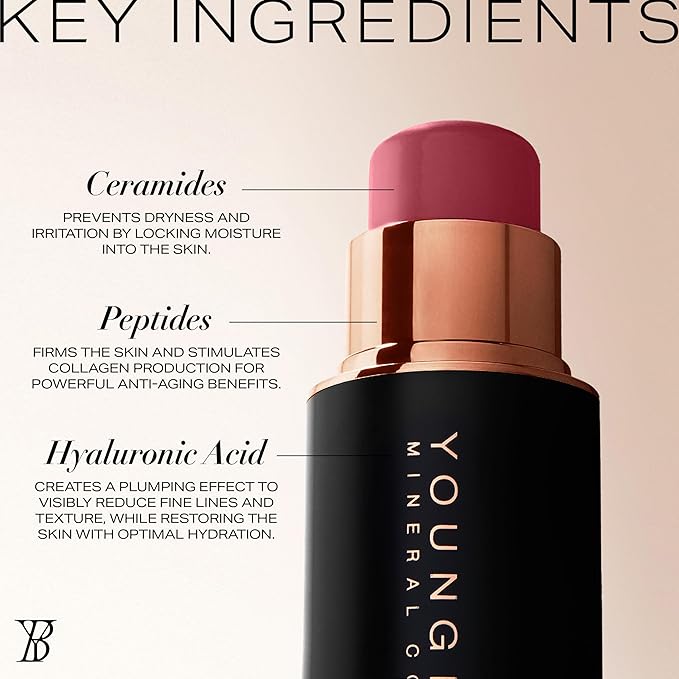 Youngblood VividLuxe Crème Blush Stick, Tiramisu