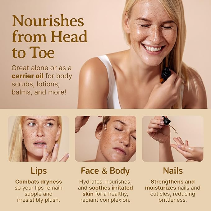 Bella Terra Oils - Sea Buckthorn Oil 8 oz - The Ultimate Elixir from Nature's Bounty, Rich in Flavonoids & Essential Fatty Acids, Gilded Luxe for Your Face