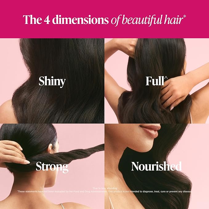 Viviscal 4D Hair Growth Cycle Supplements for Women for Full, Strong, and Healthy Hair; Made with Keratin, Vitamin A, Biotin, Zinc, 30 Day Supply, 60 Count