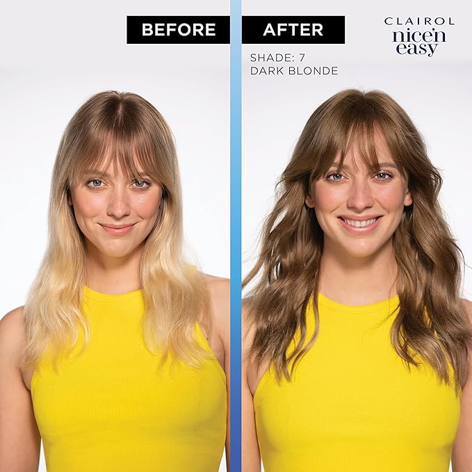 Clairol Nice'n Easy Permanent Hair Dye, 6G Light Golden Brown Hair Color, Pack of 3