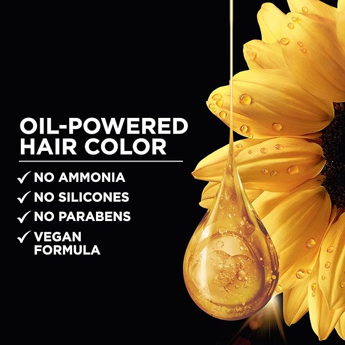 Garnier Hair Color Olia Ammonia-Free Brilliant Color Oil-Rich Permanent Hair Dye, 5.3 Medium Golden Brown, 2 Count (Packaging May Vary)