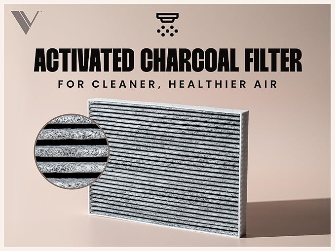 V Beauty Pure Gen 5 Nail Dust Collector Filter - Dust Collector System, Nail Tech Must Haves, Professional Supplies, Made with Carbon Activation Technology for Effective Filtration - 5 Pack