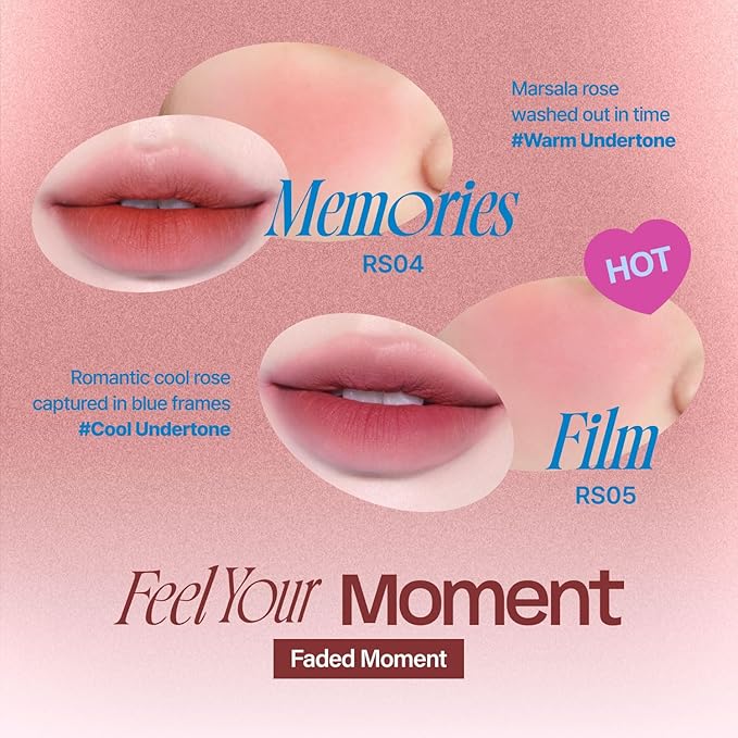 Lip&Cheek Blurry Pudding Pot | Faded Moment - Film | Makeup Blush, Buildable Lightweight, Multi-Use Soft Matte Finish | 5g