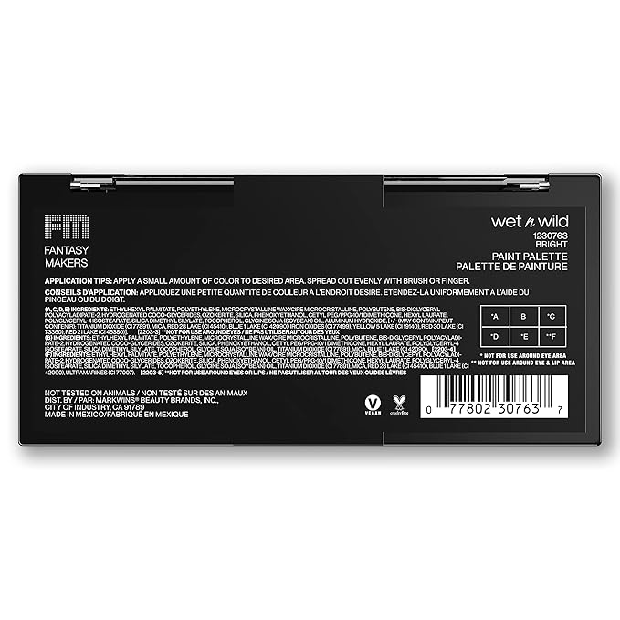 wet n wild Fantasy Makers Halloween Paint Palette Bright