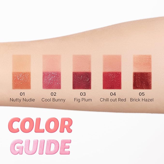 Touch in Sol Vegan Again Blur Core Lip Tint(#Nutty Nudie) - Long Lasting, High Pigment Velvet Matte Lip Stain – Lightweight Smooth Blur Finish