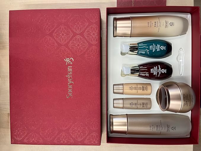 SOORYEHAN Bichaek True-Rejuvenating Skincare Special Set (430 ml/14.54 fl oz) - Skin Elasticity, Wrinkle and Pore Improvement, Korean Medicine Extracts